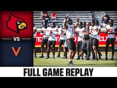 louisville vs virginia full game 2022 acc football