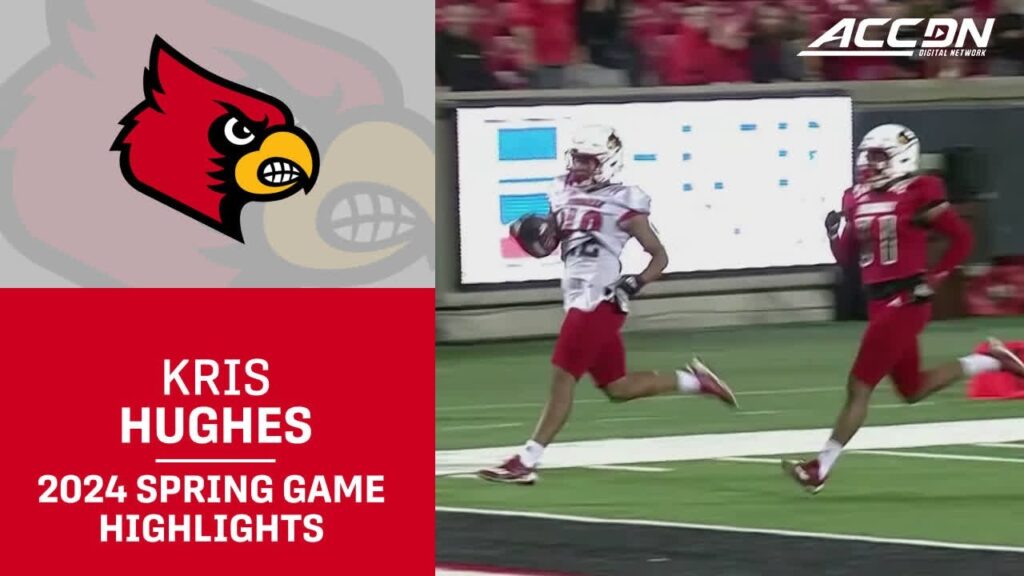 louisville walk on kris hughes makes people take notice in spring game