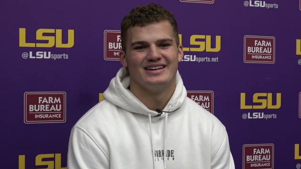 lsu te mason taylor interview uab game week