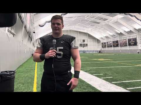 lucas scott 2024 army football spring practice