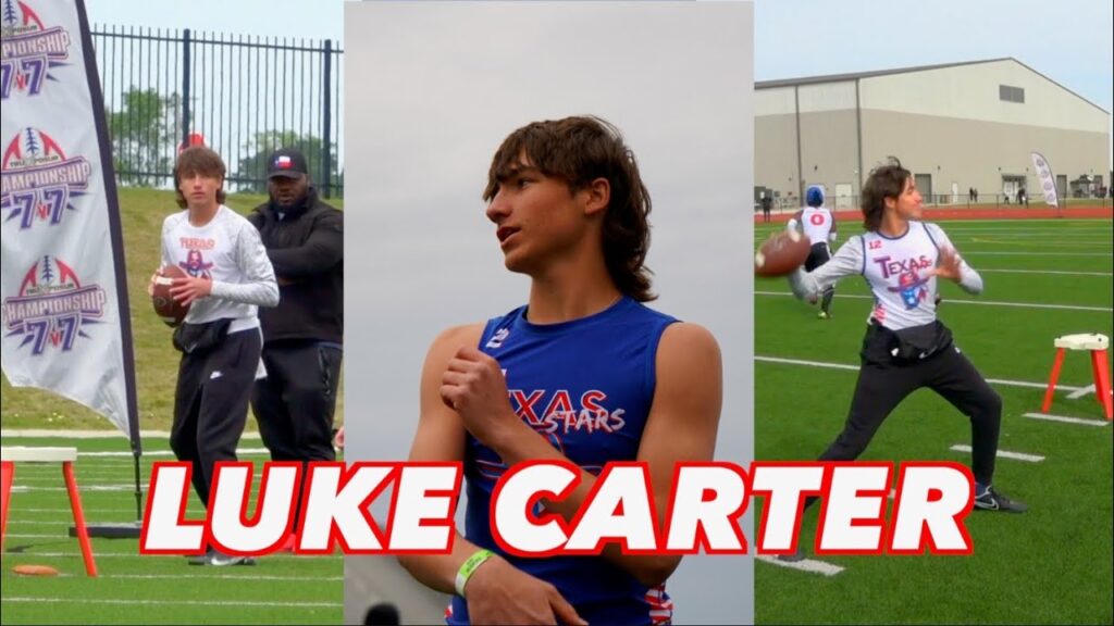 luke carter nuc texas stars championship 7on7 tournament highlights