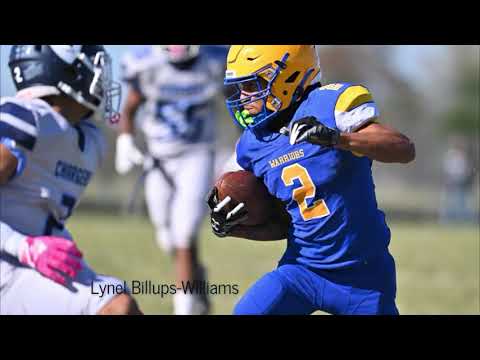 lynel billups williams sr year football highlight video