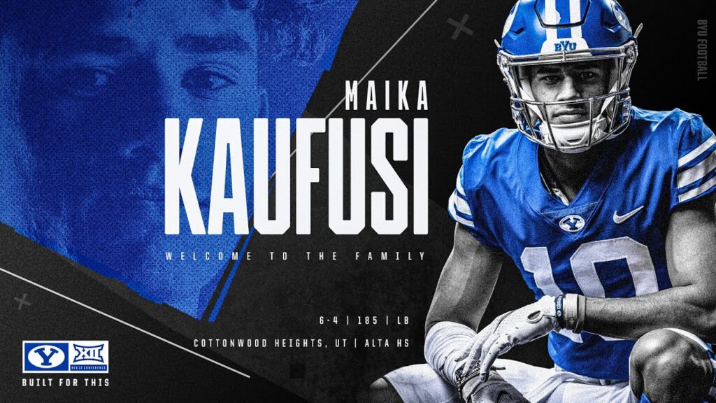 maika kaufusi byu football national signing day 2022