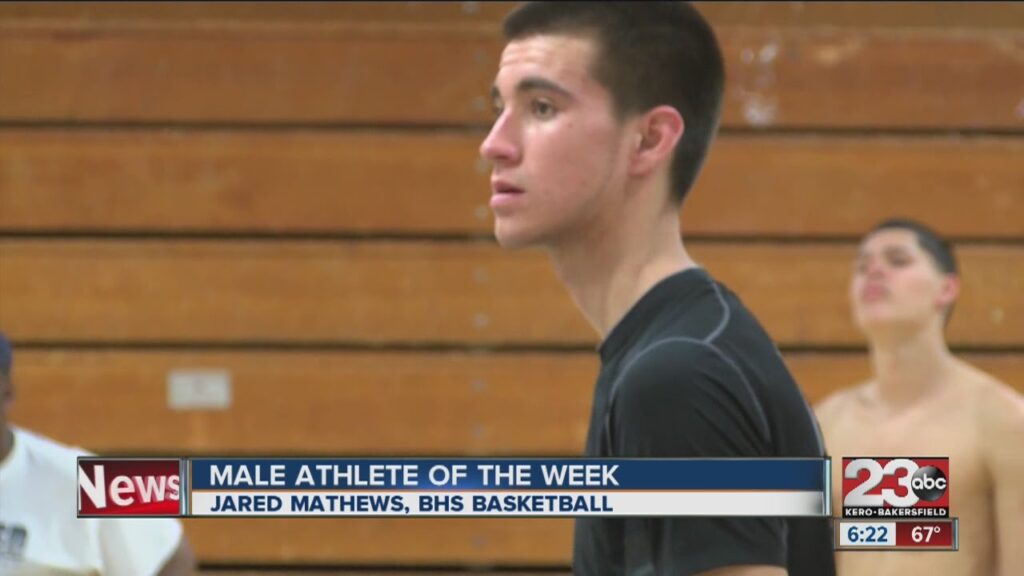 male athlete of the week jared mathews