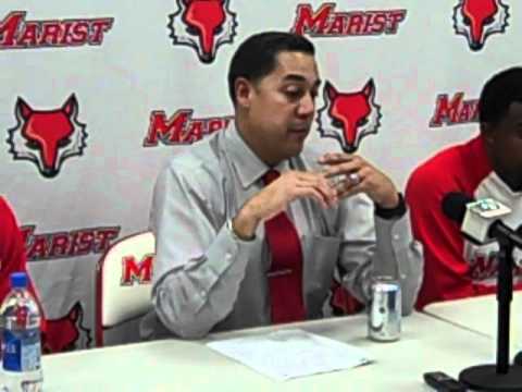 marist mens basketball press conference vs canisius 12 5 10