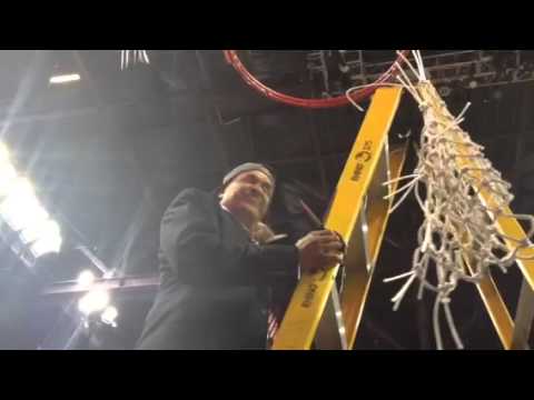 marvin menzies cuts down the net