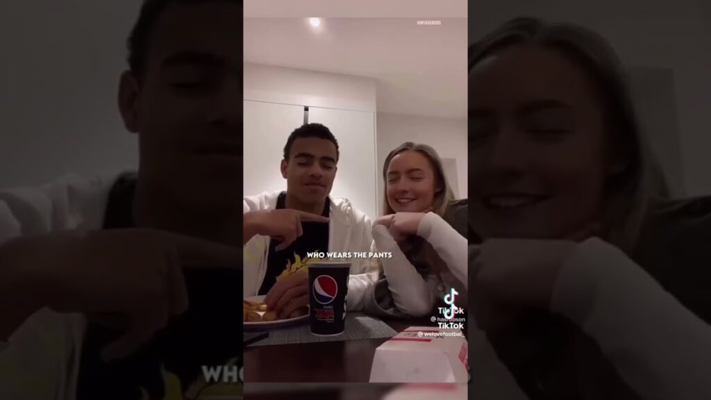 mason greenwood and harriet robson in new recent video hes back f09f91b9f09fa5b6