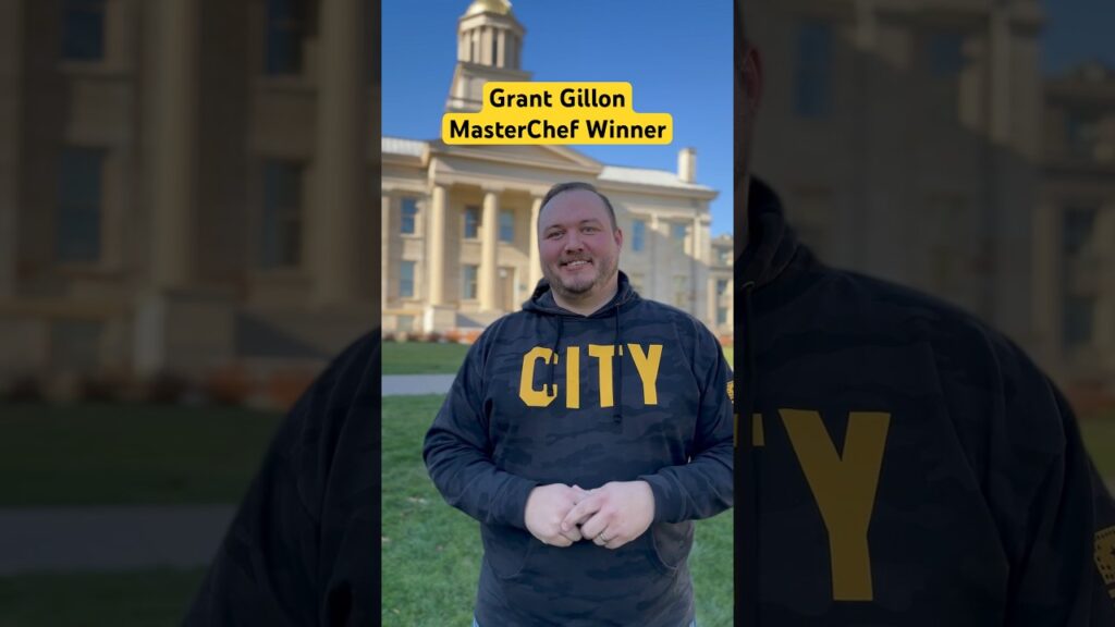 masterchef winner and hawkeye grad grant gillon stopped by iowa city to do a lecture uiowa