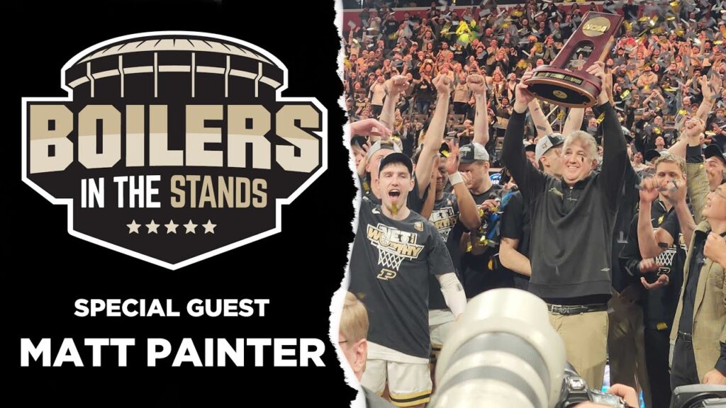 matt painter joins purdue basketball 2024 25 season preview boilers in the stands