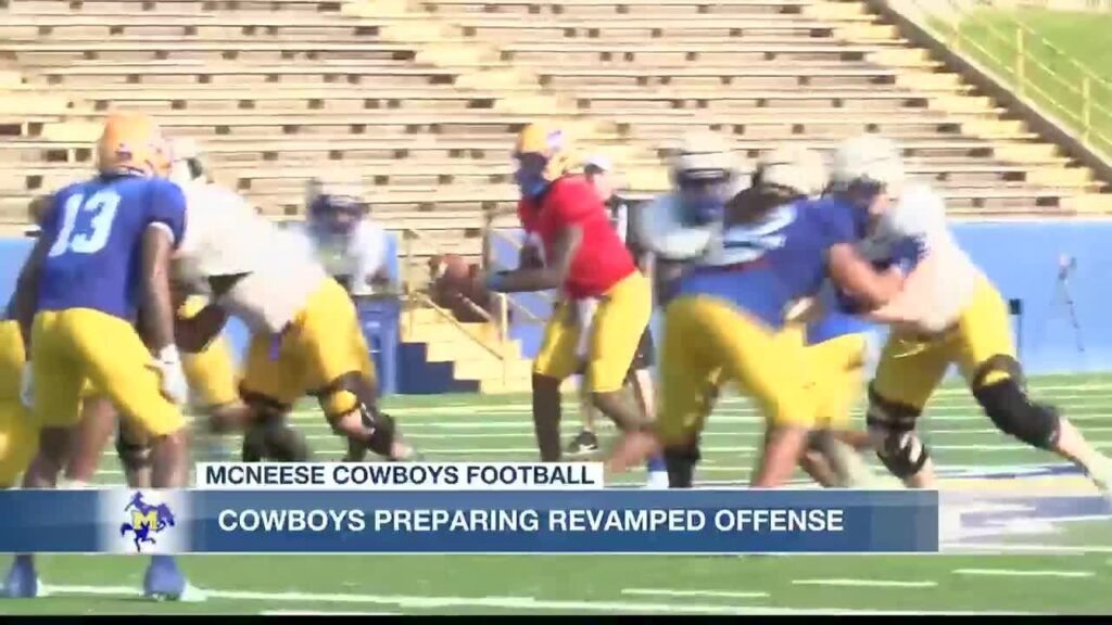 mcneese football ready to show off new offensive weapons