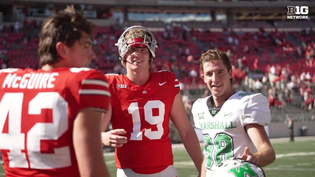 meet the buckeyes australian punters joe mcguire and nick mclarty ohio state football