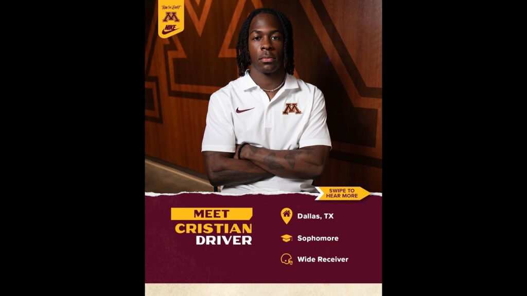 meet the gophers cristian driver