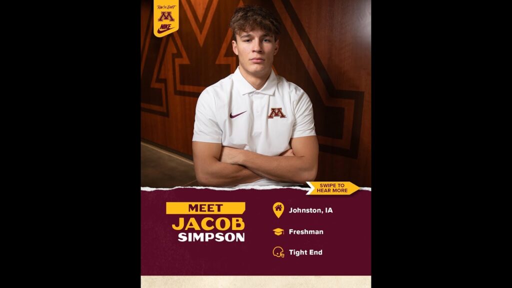 meet the gophers jacob simpson