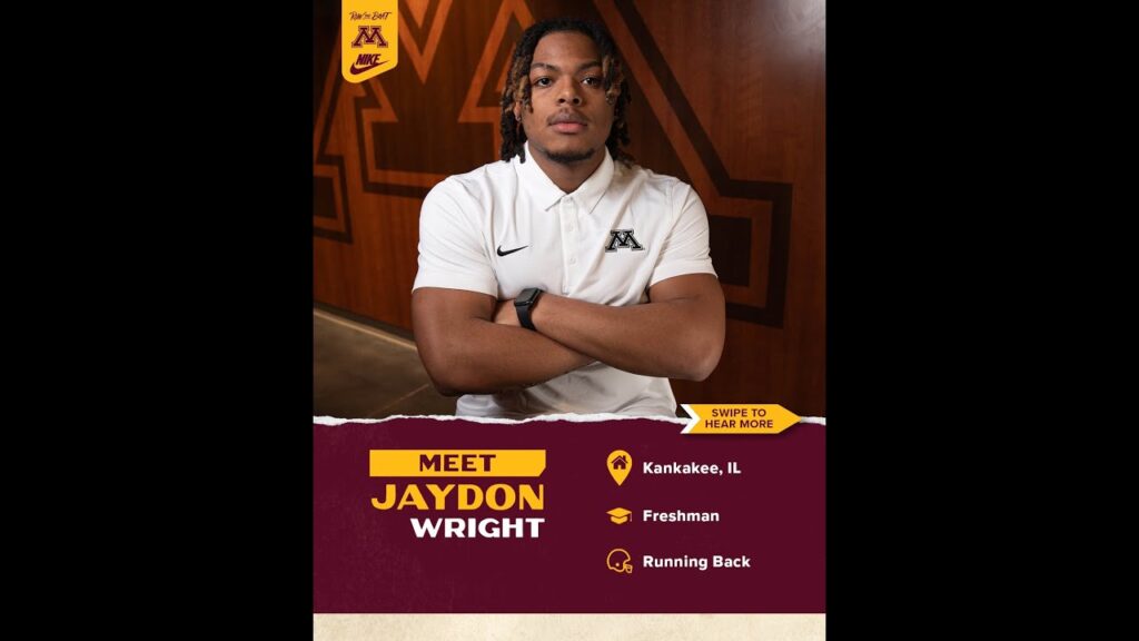 meet the gophers jaydon wright