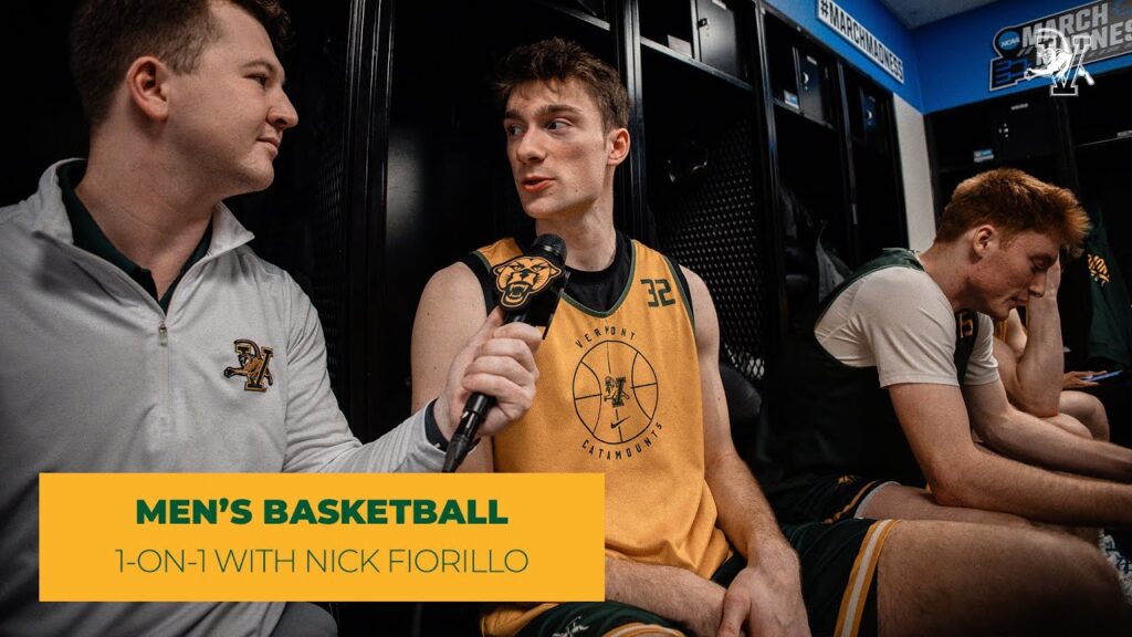 mens basketball march madness media day nick fiorillo