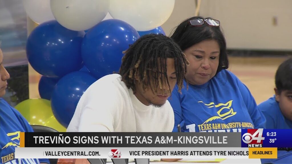 mercedes tyrell trevino signs with texas am kingsville