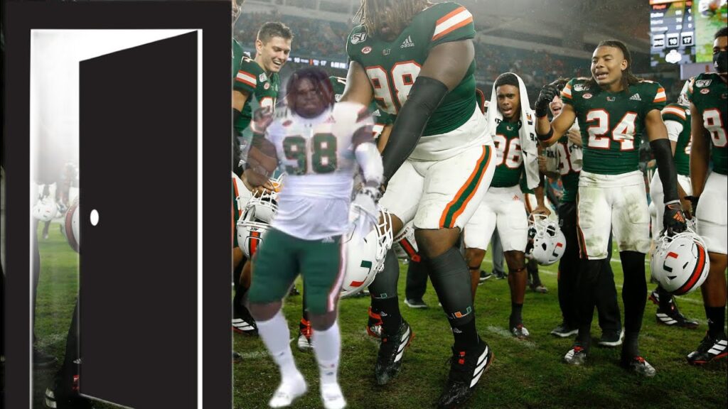 miami hurricanes football dj jalar holley dances his way out of miami hits the transfer portal