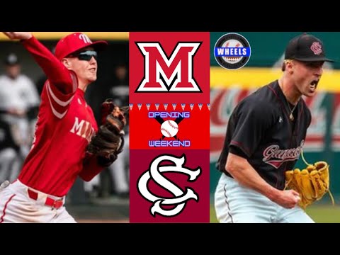 miami oh vs 25 south carolina highlights no hitter 2024 college baseball highlights