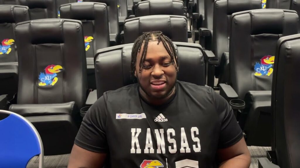 michael ford jr embracing the competition inside the kansas ol room