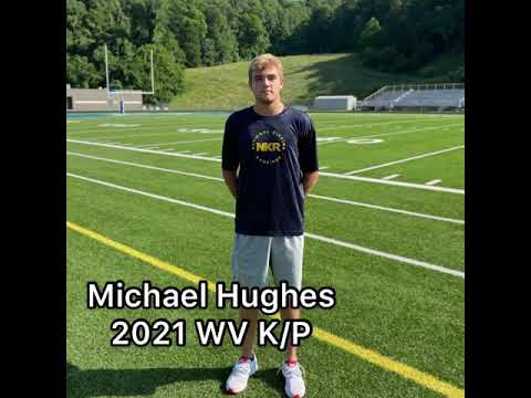 michael hughes 2021 wv senior kicker punter july 2020 camp national kicking rankings