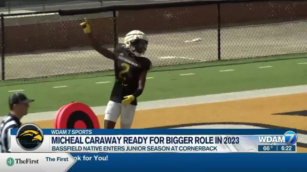 micheal caraway jr ready to take on larger role in usm secondary