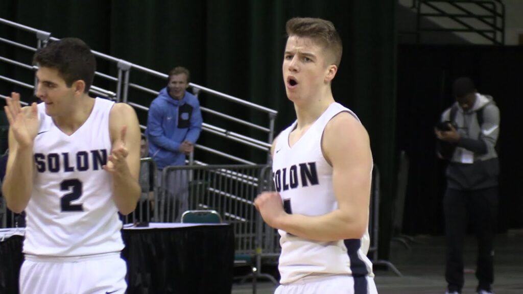 mike bekeljas 35 points lead solon to elite eight