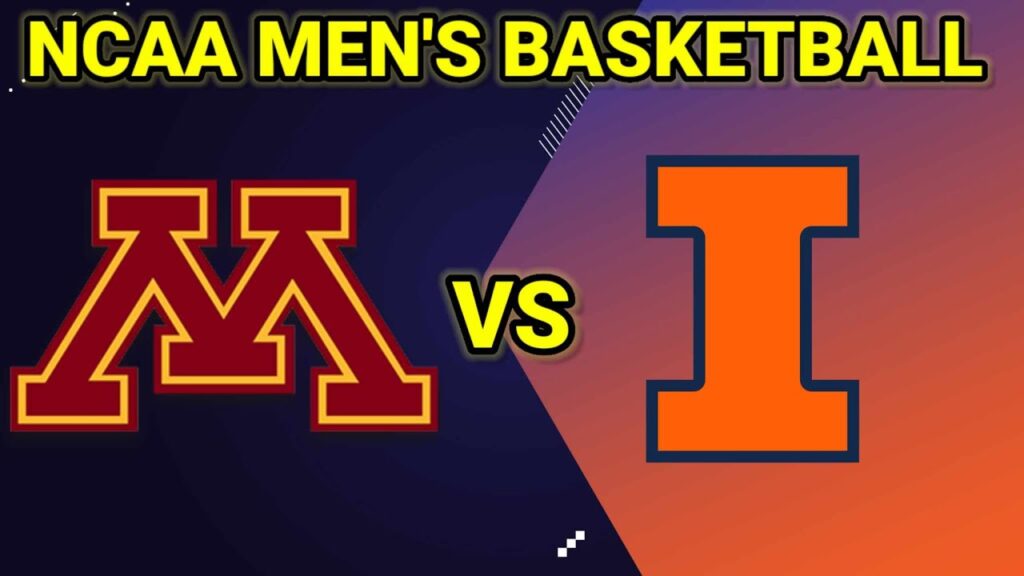 minnesota vs illinois 2024 ncaa mens basketball live score