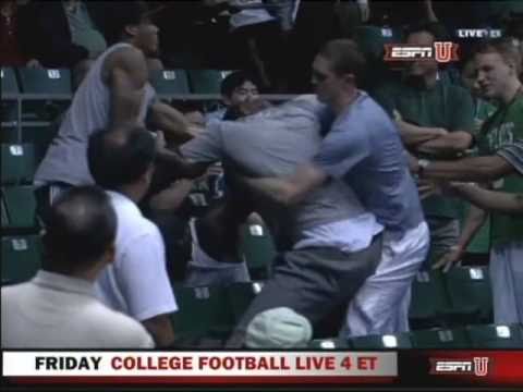 mississippi states renardo sidney and elgin bailey fight in stands at diamond head classic