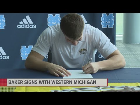 mona shores star andrew baker signs with wmu as walk on