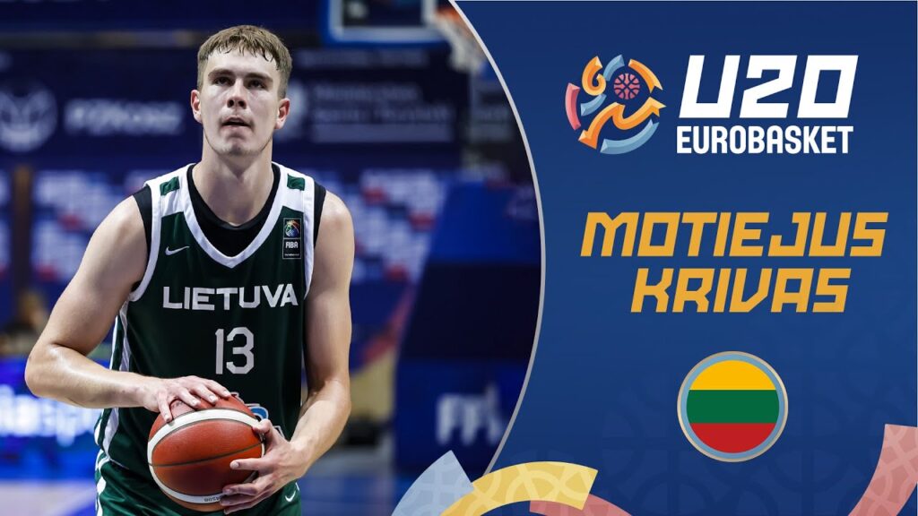 motiejus krivas f09f87b1f09f87b9 player highlights fiba u20 eurobasket 2024