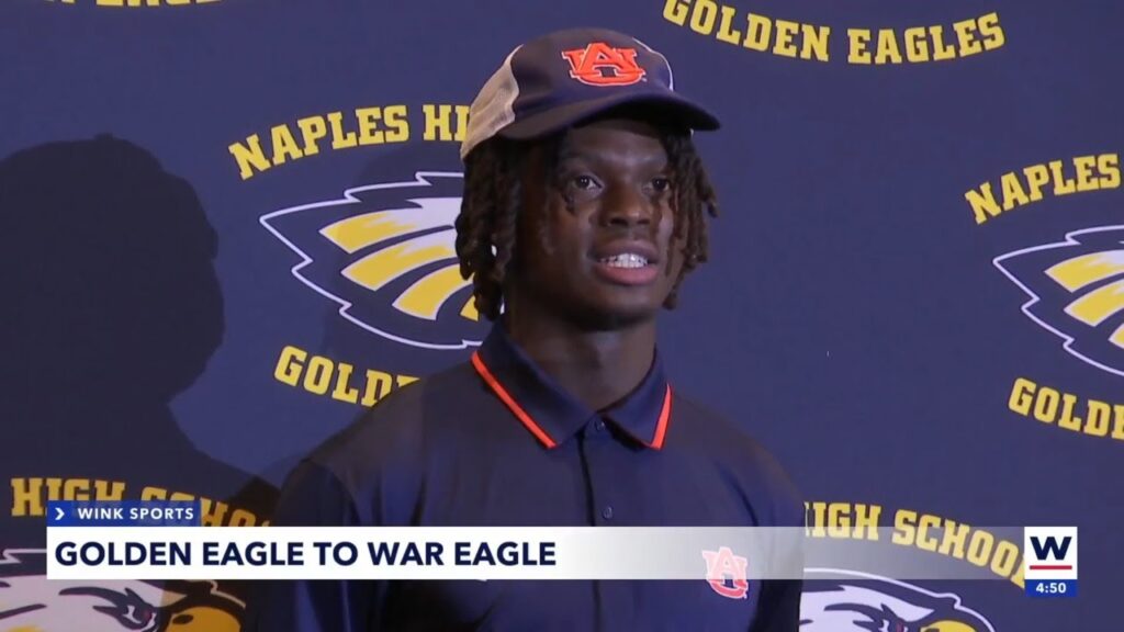 naples four star db kensley faustin signs with auburn