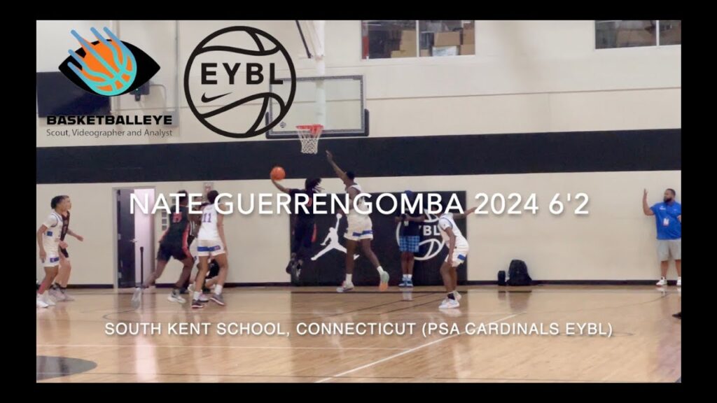 nate guerrengomba 2024 62 south kent school connecticut psa cardinals eybl