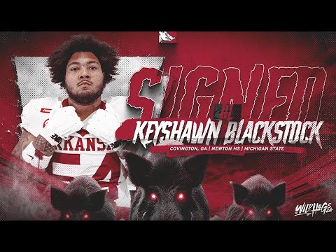 national signing day 2024 keyshawn blackstock razorback football