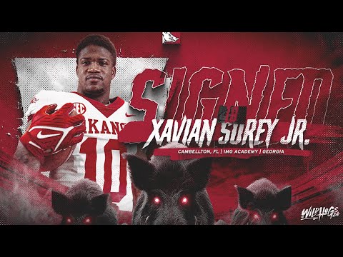 national signing day 2024 xavian sorey jr razorback football