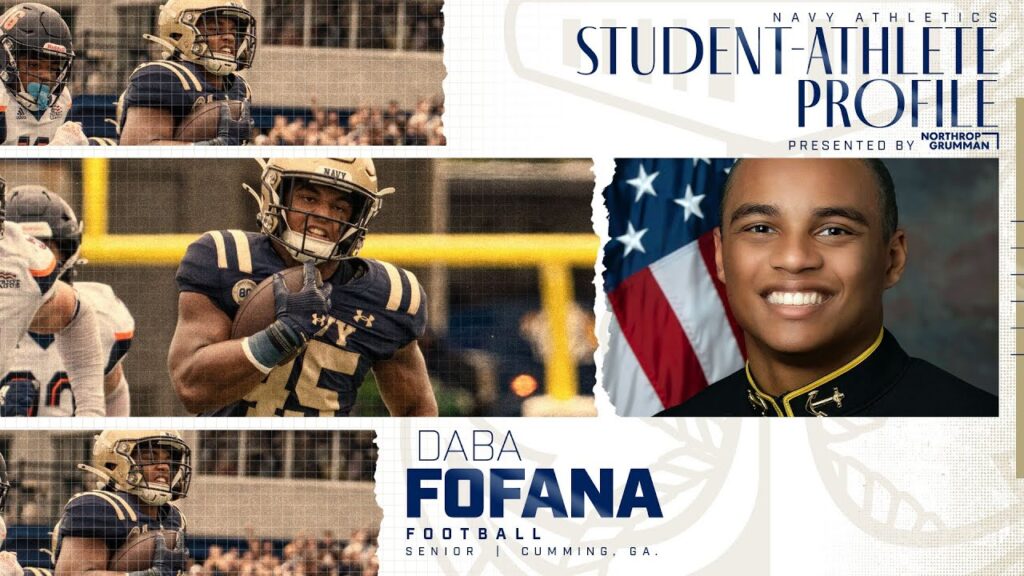 naval academy student athlete spotlight daba fofana