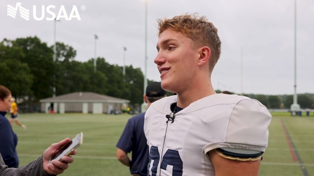 navy football interview cam nichols rayne fry riley riethman memphis week