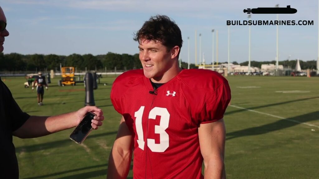 navy football interview marcus bleazard brenten wimberly temple week