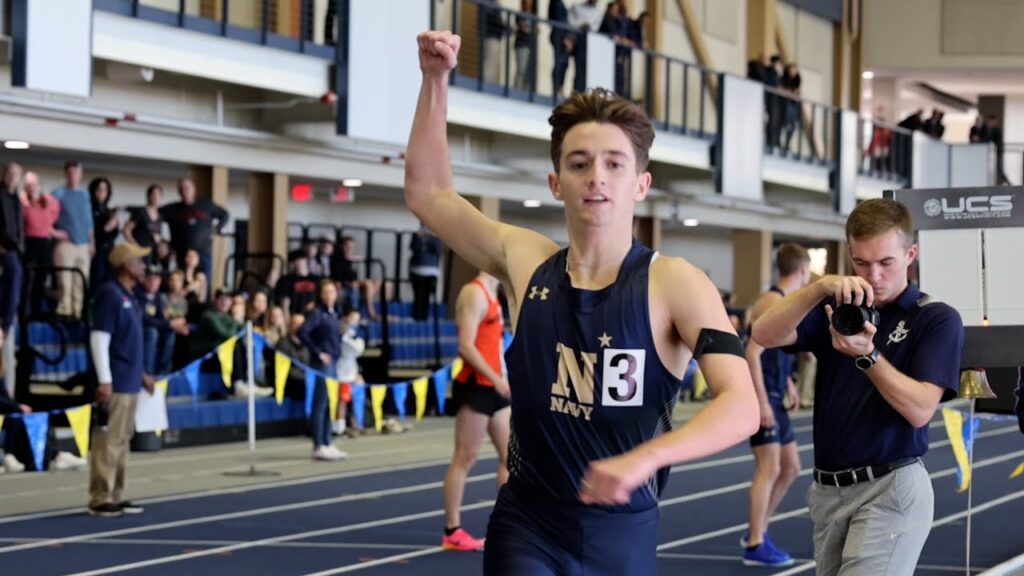 navy track field interview greyson gravitt vs princeton