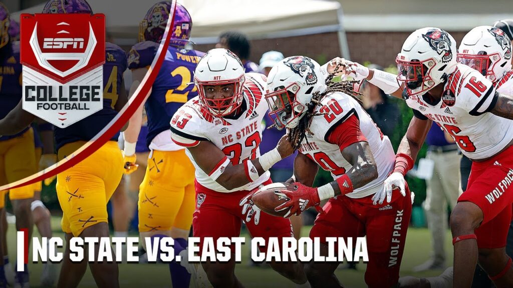 nc state holds on to the win in a thriller vs east carolina full game highlights