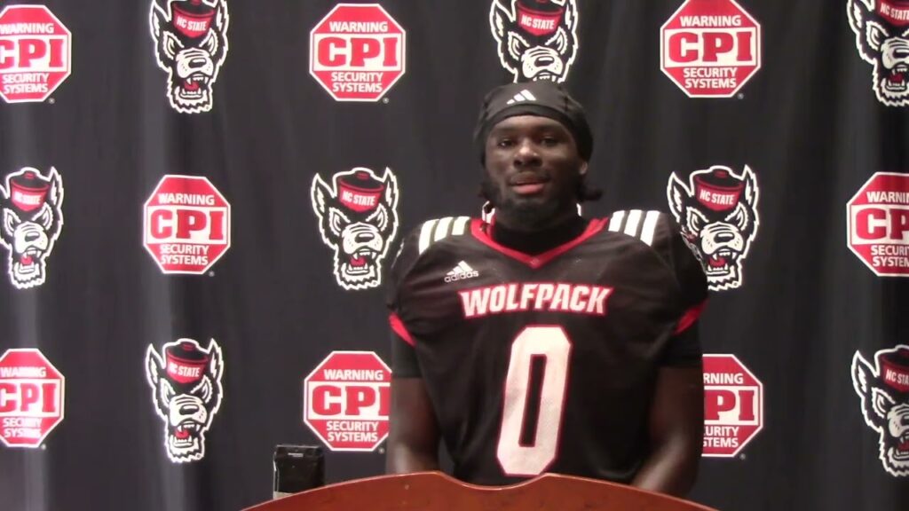 nc state rb kendrick raphael before syracuse game