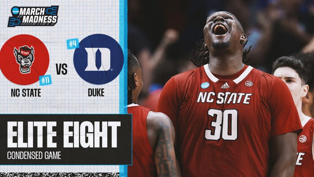 nc state vs duke elite eight ncaa tournament extended highlights