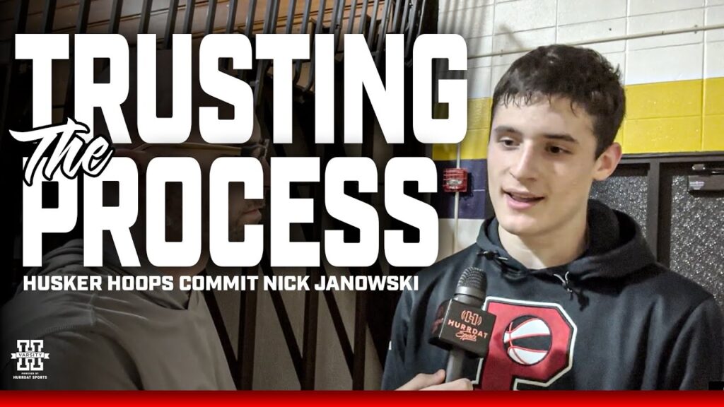 nebraska basketballs future star nick janowski trusts coach hoiberg