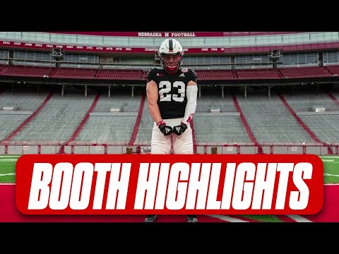 nebraska football commit connor booth highlights i nebraska huskers i gbr