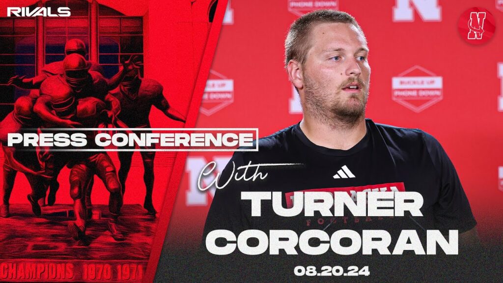 nebraska football husker left tackle turner corcoran talks about starting role 1