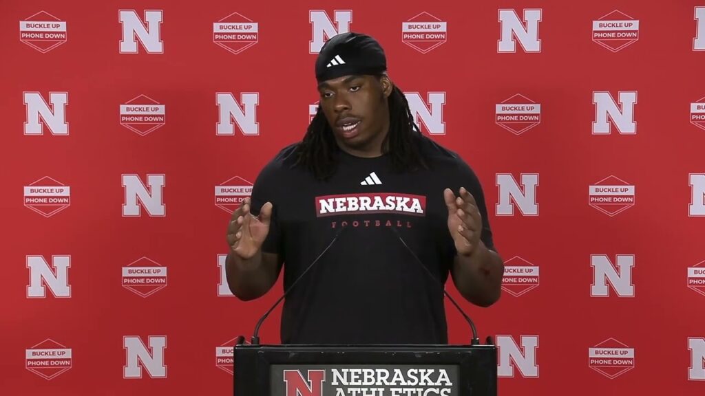 nebraska guard micah mazzccua fall press conference