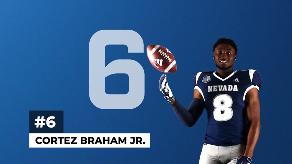 nevada football 25 player countdown 6 wide receiver cortez braham jr