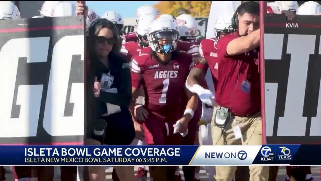 new mexico state aggies competing in their first isleta new mexico bowl