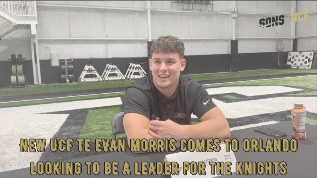 new ucf te evan morris comes to orlando looking to be a leader for the knights