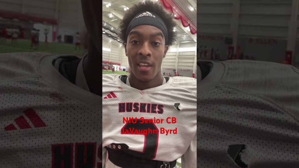 niu football senior cb javaughn byrd on the huskies cornerback corps