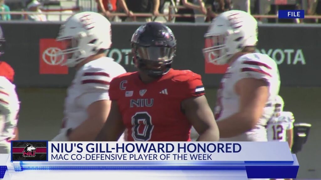 nius skyler gill howard named mac co defensive player of the week